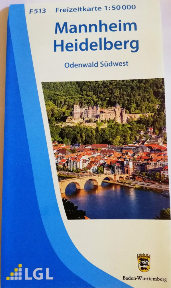 Freizeitkarte Mannheim - Heidelberg