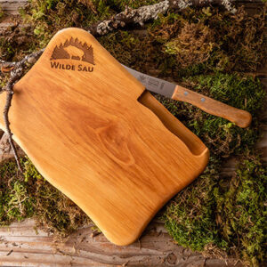 Wilde Sau Vesperbrett (mit Messer)