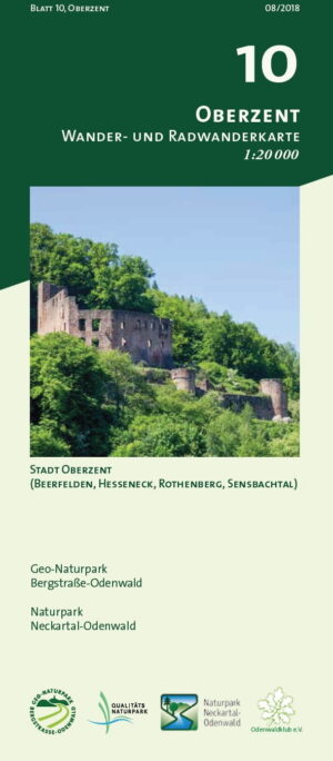 Wanderkarte Nr. 10 - Stadt Oberzent