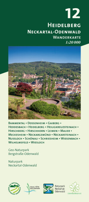 Wanderkarte Nr. 12 - Heidelberg