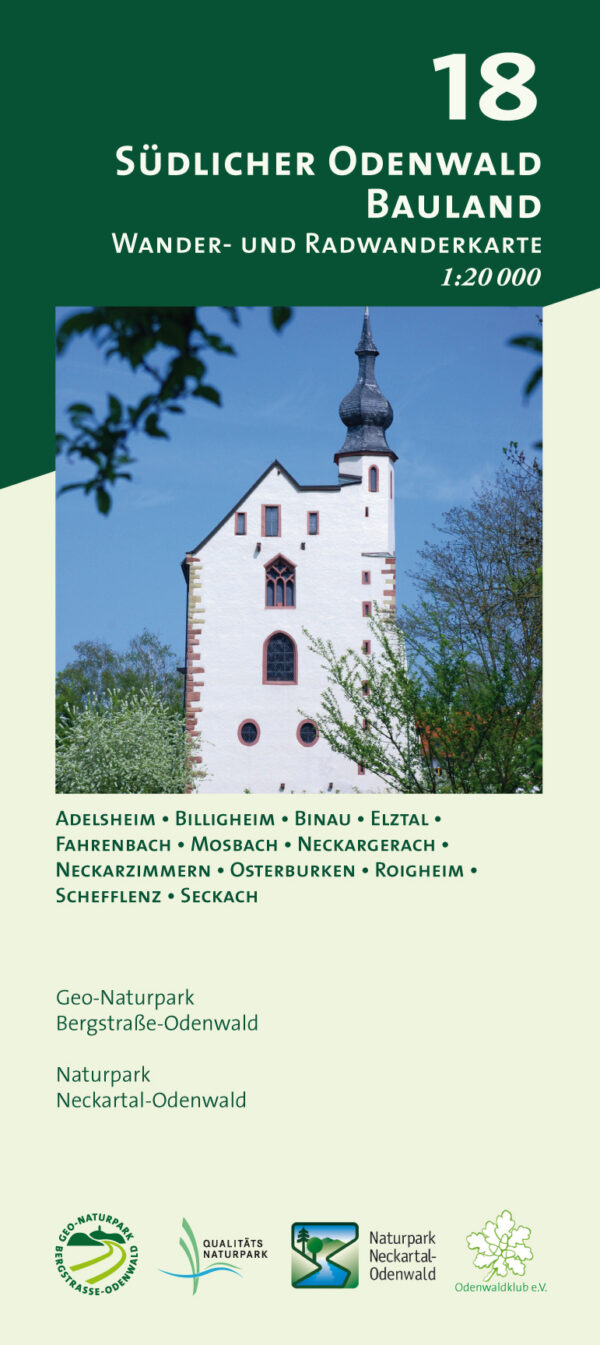 Wanderkarte Nr. 18 - Südlicher Odenwald/Bauland