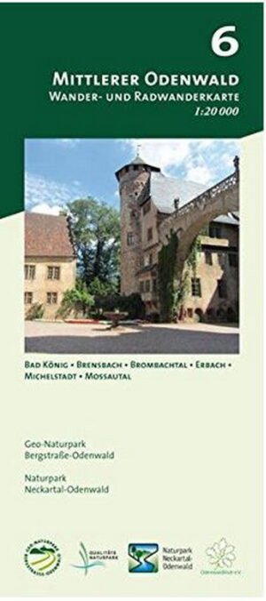 Wanderkarte Nr. 6 – Mittlerer Odenwald