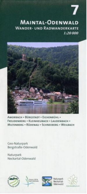 Wanderkarte Nr. 7 - Maintal-Odenwald