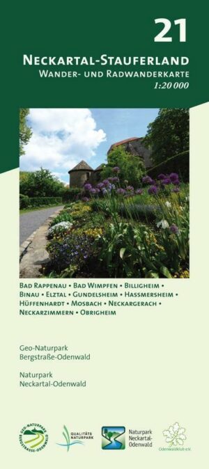 Wanderkarte Nr. 21 - Neckartal-Stauferland